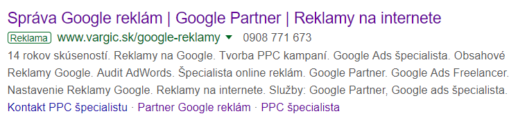 Reklamy na Google